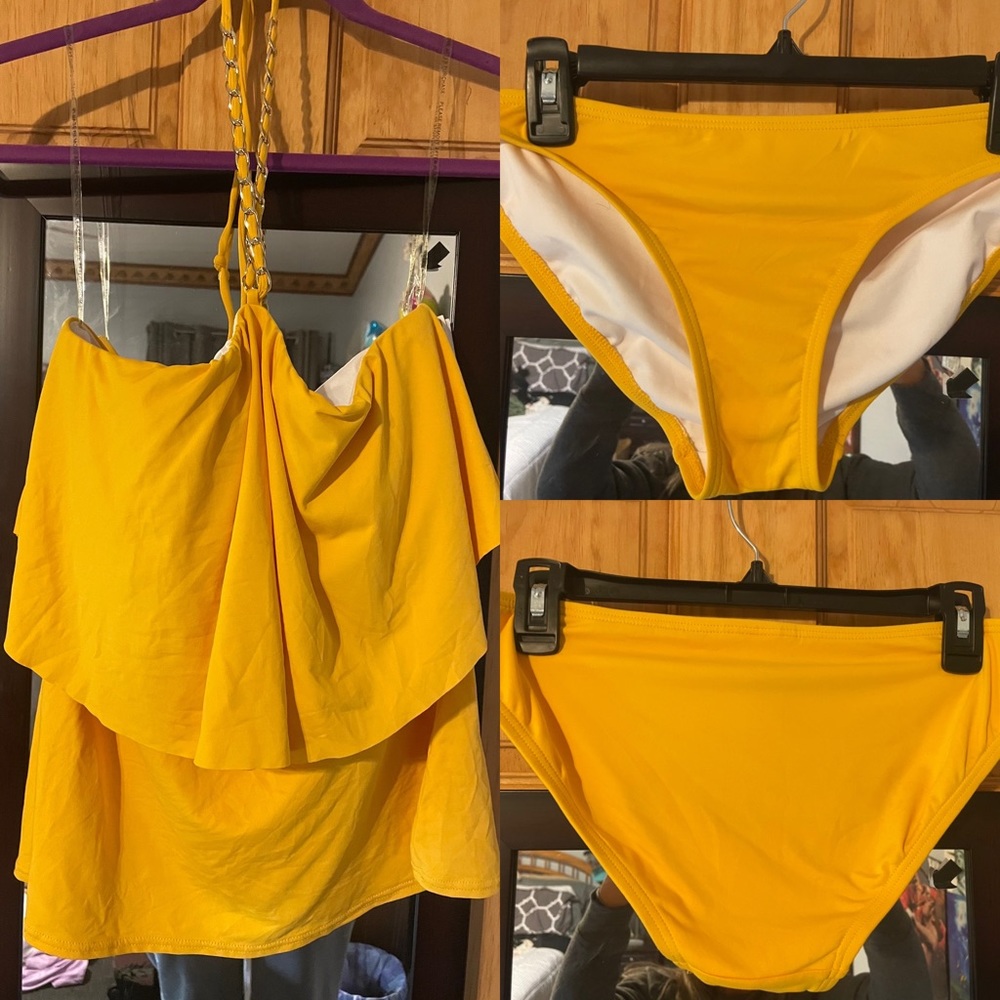 MK Yellow Bathing Suit
